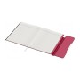 Notes B6 tip mapa inscriptionata Parker pink