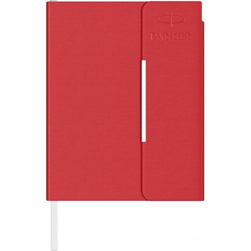 Notes B6 tip mapa inscriptionata Parker red