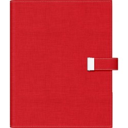 Organizer A5 cu catarama rosu