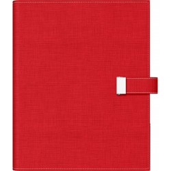 Organizer A5 cu catarama rosu