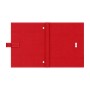 Organizer A5 cu catarama rosu