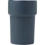 Pahar ceramic Fika 340 ml cu manson de bambus