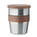 Pahar inox Plateado
