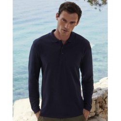 Tricou Polo Premium maneca lunga  Fruit of the Loom Tricou Polo Premium maneca lunga  Fruit of the Loom