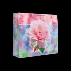 Punga cadou medie, trandafir roz