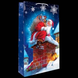 Punga cadou Mos Craciun intrand pe cos