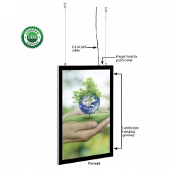 Rama magnetica iluminata dubla fata