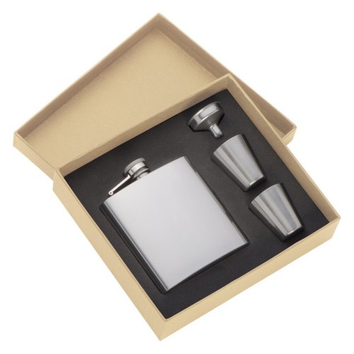 Recipient whisky cu 2 pahare
