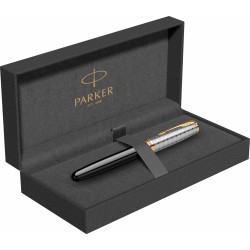 Roller Parker Sonnet Royal Premium Metal Black GT Roller Parker Sonnet Royal Premium Metal Black GT