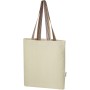 Sacosa bumbac reciclat cu manere tesute  Rainbow 