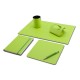 Set birou lux 5 piese Base din piele regenerata Set birou lux 5 piese Base din piele regenerata