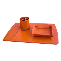 Set birou piele 3 piese Roma