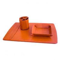 Set birou piele 3 piese Roma Set birou piele 3 piese Roma