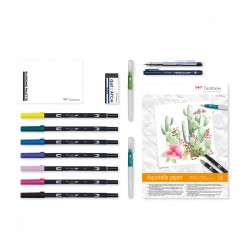 Set creativ Watercoloring 14 piese Tombow Set creativ Watercoloring 14 piese Tombow