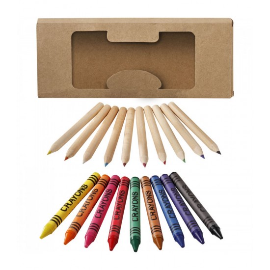 Set creioane colorate si cerate Maya
