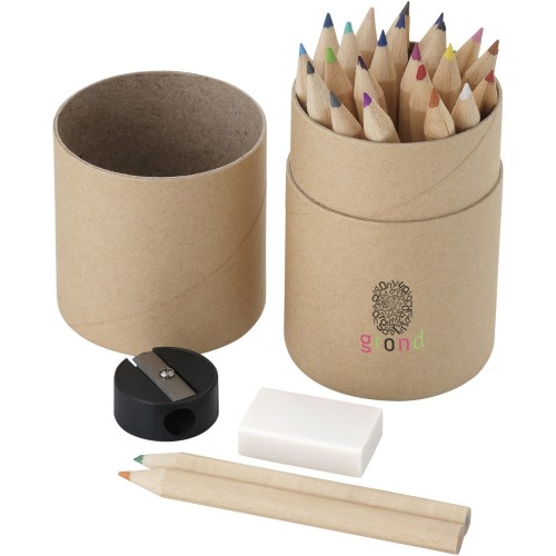 Set creioane colorate Woodby 