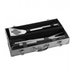Set gratar 3 piese in carcasa aluminiu Wolf Set gratar 3 piese in carcasa aluminiu Wolf