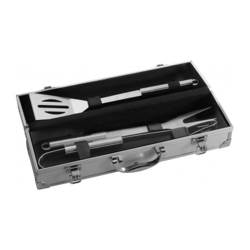 Set gratar 3 piese in carcasa aluminiu Wolf