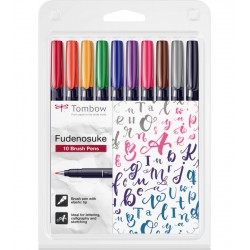 Set markere 10 Culori Tombow - Hard Small Writing Marker Caligrafic Set markere 10 Culori Tombow - Hard Small Writing Marker Caligrafic