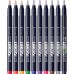 Set markere 10 Culori Tombow - Hard Small Writing Marker Caligrafic