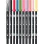 Set markere  10 Culori Tombow - Manga Shojo