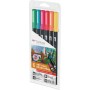 Set markere 6 Tombow - Derma Colours