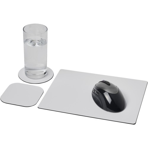 Set mouse-pad si suport pahar Brite Set mouse-pad si suport pahar Brite