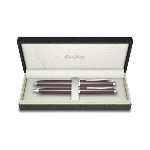 Set Scrikss Vintage 53 Stilou si Pix Burgundy
