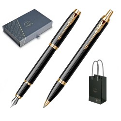 Set Stilou + Pix Parker IM Royal Black Lacquer GT Set Stilou + Pix Parker IM Royal Black Lacquer GT