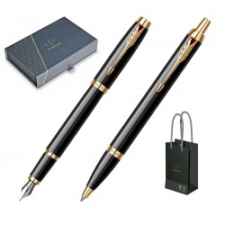 Set Stilou + Pix Parker IM Royal Black Lacquer GT Set Stilou + Pix Parker IM Royal Black Lacquer GT