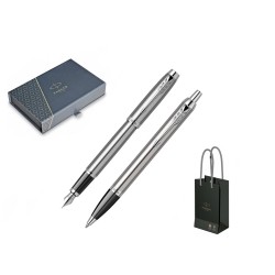 Set Stilou + Pix Parker IM Royal Essential Stainless Steel CT