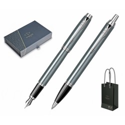 Set Stilou + Pix Parker IM Royal Light Blue Grey CT Set Stilou + Pix Parker IM Royal Light Blue Grey CT