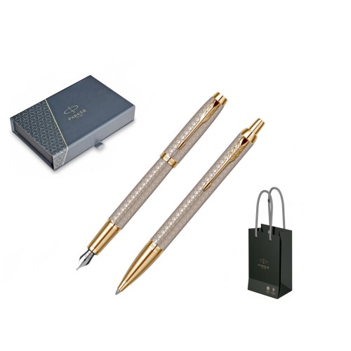 Set Stilou + Pix Parker IM Royal Premium Warm Silver GT