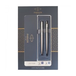 Set Stilou + Pix Parker Jotter Royal Standard Stainless Steel CT