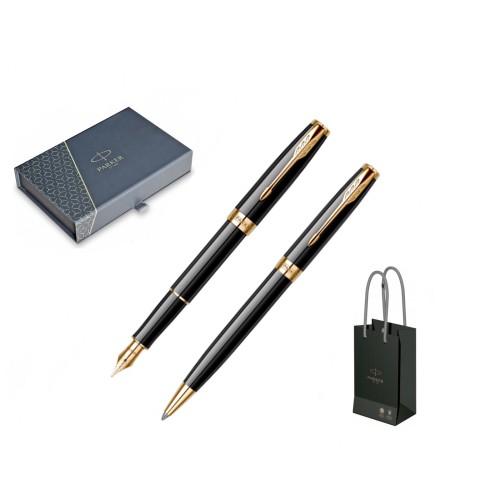 Set Stilou + Pix Parker Sonnet Royal Black GT