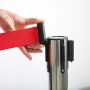 Stalp delimitare cu cordon textil retractabil ECO