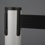 Stalp delimitare cu cordon textil retractabil