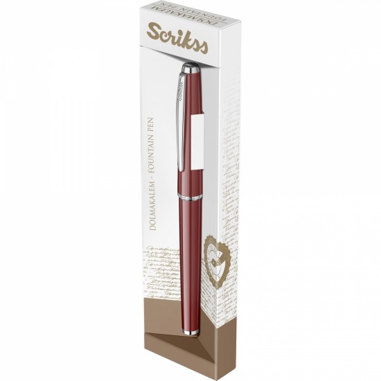 Stilou Scrikss Vintage 33 Burgundy CT 