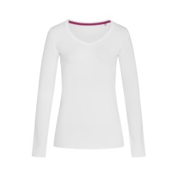 Tricou maneca lunga Stedman Claire - Alb