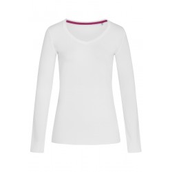 Tricou maneca lunga Stedman Claire - Alb