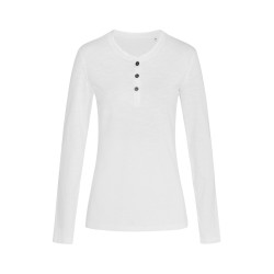 Tricou maneca lunga Stedman Sharon alb