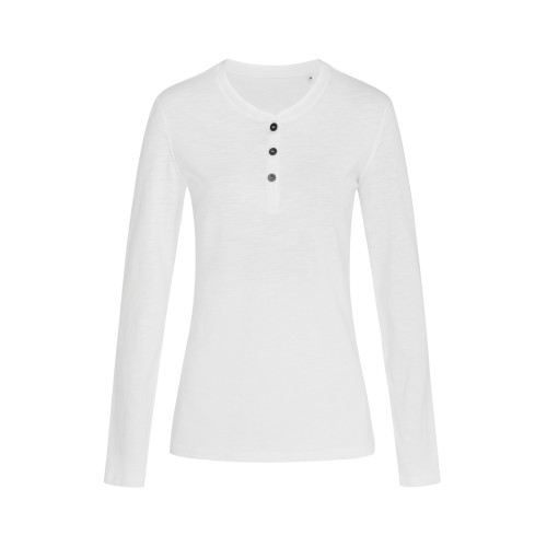 Tricou maneca lunga Stedman Sharon alb