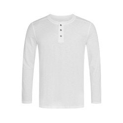 Tricou maneca lunga Stedman Shawn- Alb