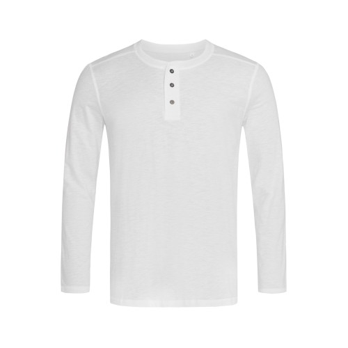 Tricou maneca lunga Stedman Shawn- Alb
