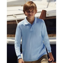 Tricou polo maneca lunga Fruit of the Loom  65/35 copii
