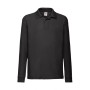 Tricou polo maneca lunga Fruit of the Loom  65/35 copii