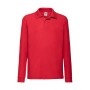 Tricou polo maneca lunga Fruit of the Loom  65/35 copii