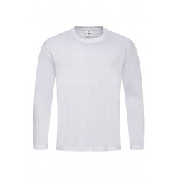 Tricou polo  maneca lunga Stedman Clasic - Alb