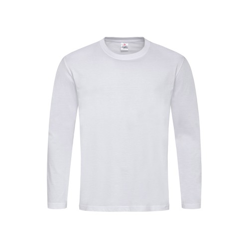 Tricou polo  maneca lunga Stedman Clasic - Alb