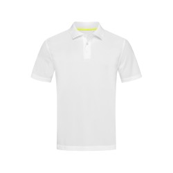 Tricou Polo Stedman Active  - Alb